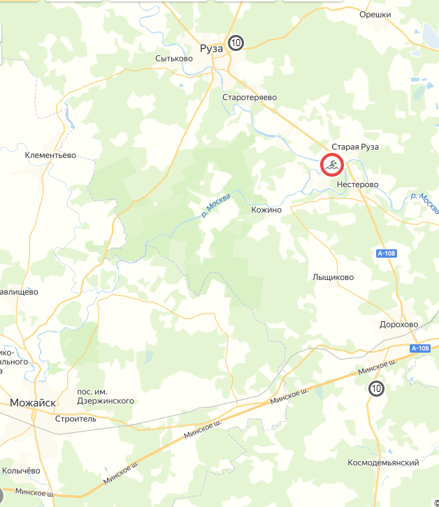 Рисунок Автора на основе Яндекс-карт