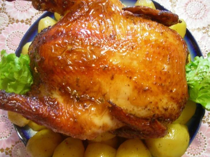 курица гриль в духовке