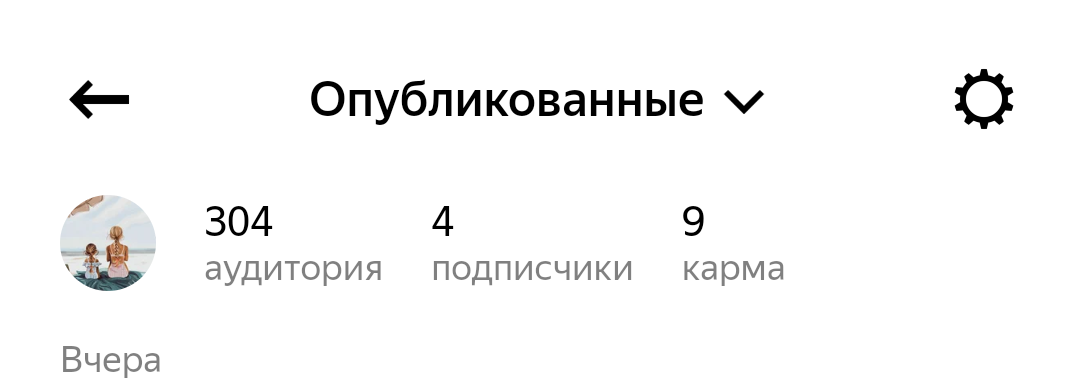 Нет показов, значит и мамы мои статьи не увидят