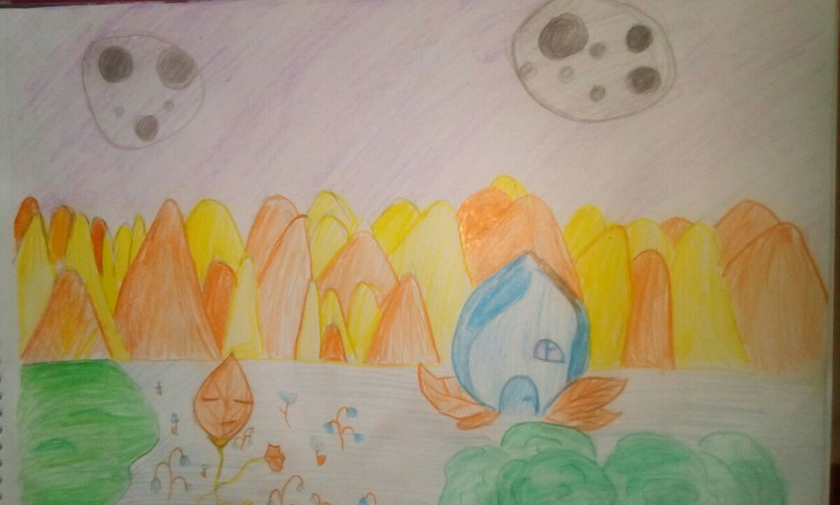 Рисунки, по моей просьбе, к рассказу рисовала моя дочь