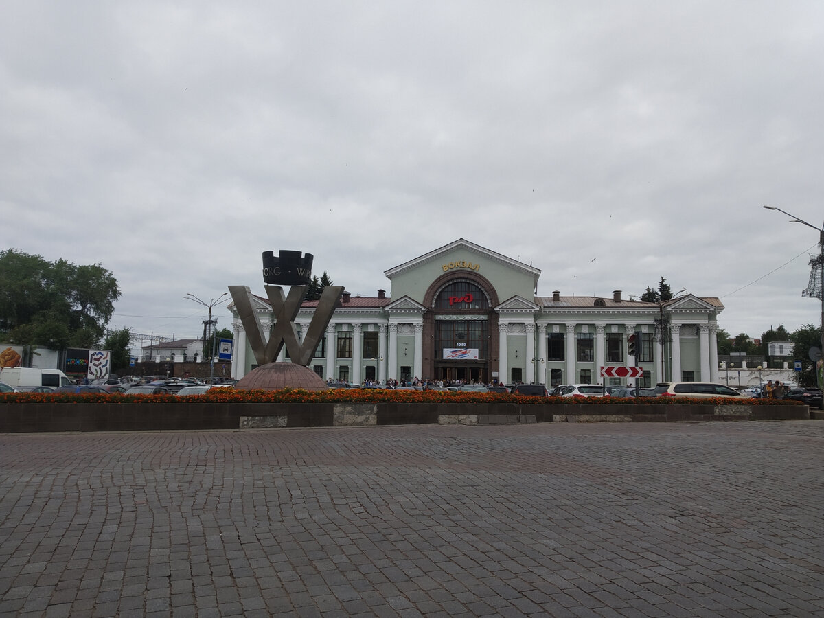 Вокзальная площадь Выборга. Фото автора