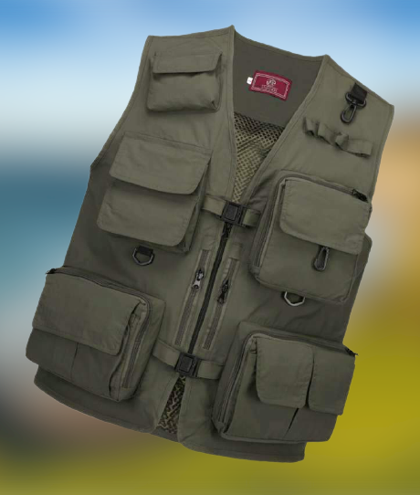 Рыболовный жилет из быстросохнущей ткани