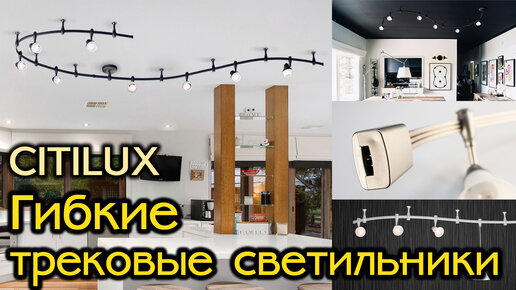 Гибкие трековые светильники Citilux