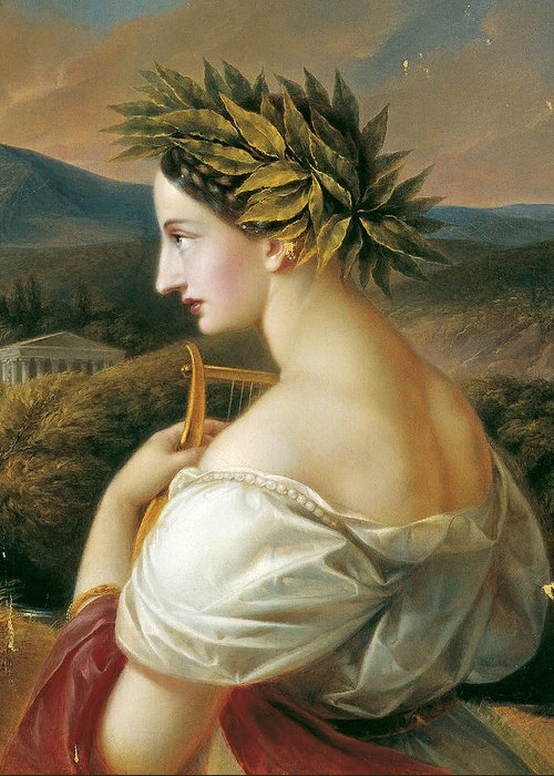 Карл Агрикола. Сапфо. 1839. https://render.fineartamerica.com/images/rendered/default/greeting-card/images/artworkimages/medium/2/sappho-karl-agricola.jpg?&targetx=-34&targety=0&imagewidth=568&imageheight=700&modelwidth=500&modelheight=700&backgroundcolor=202919&orientation=1  