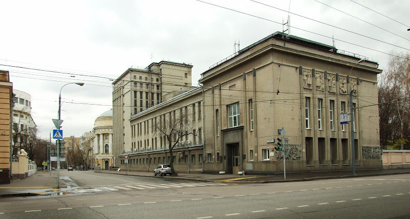 Фото из открытых источников. РГАЭ. Москва, Большая Пироговская улица, дом 17.