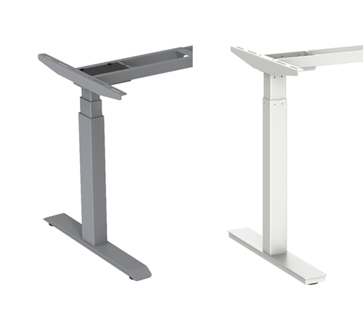 Трехсекционные ножки стола — слева, двухсекционные — справа