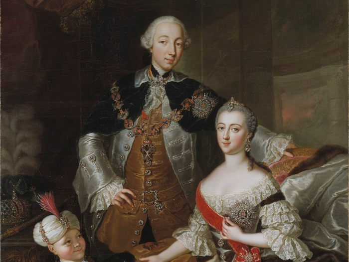 Император Петр III и Екатерина II