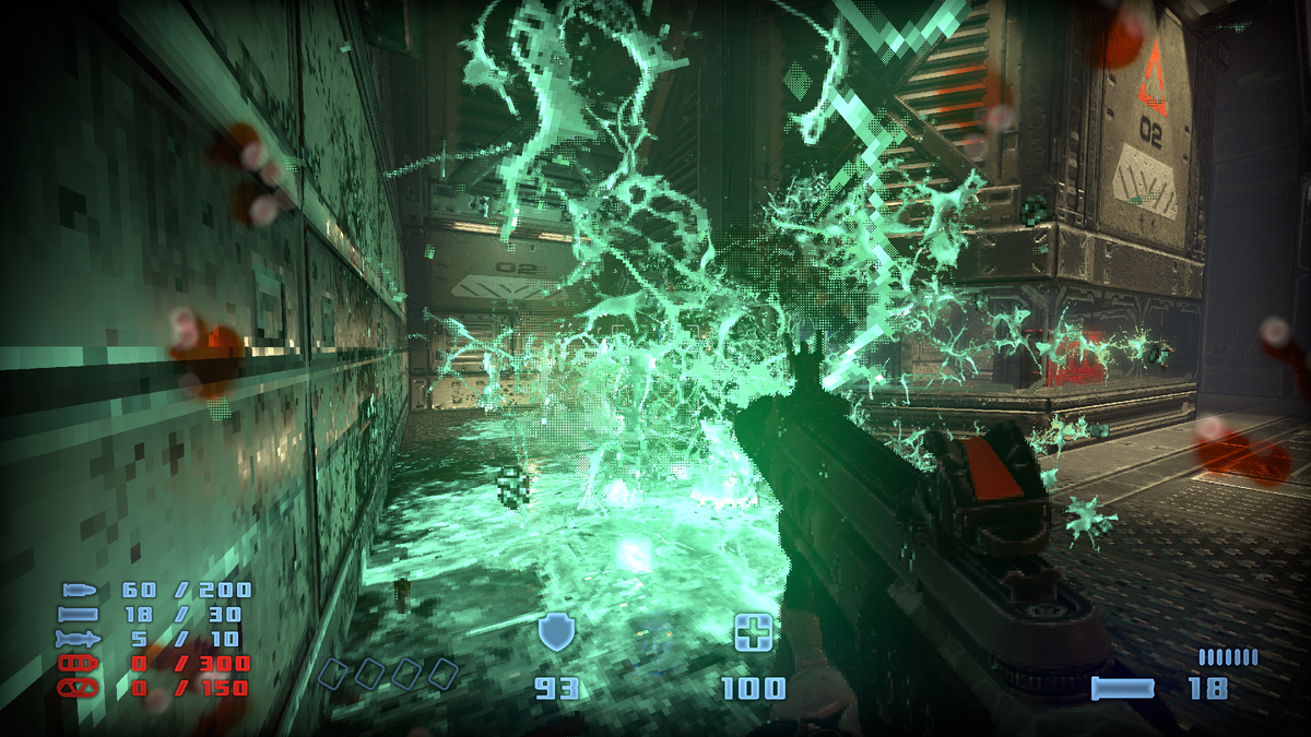 Я пытался, честно 🙏Кстати, ствол тоже меняется от крови 