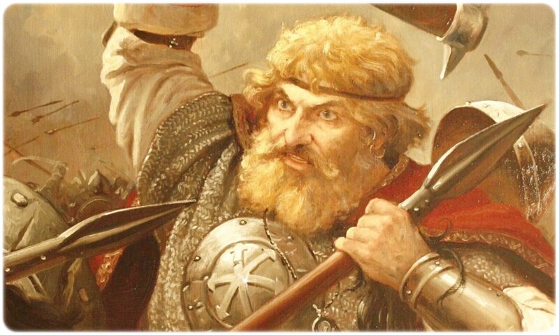 русский богатырь Евпатий Коловрат