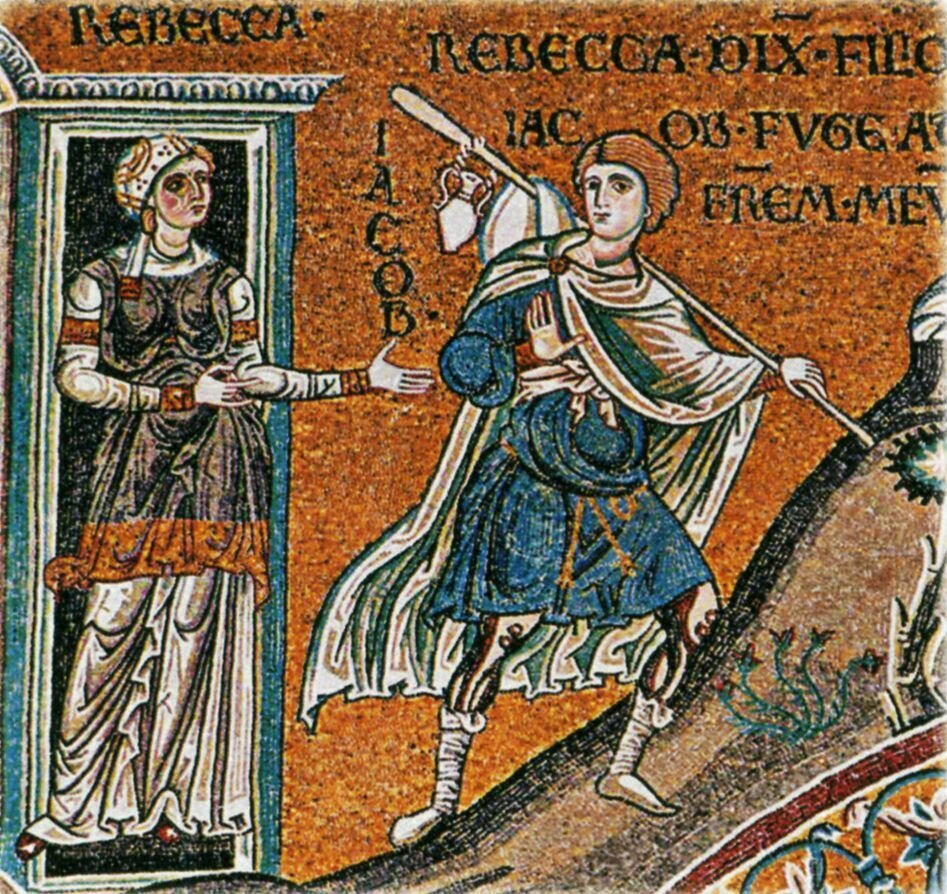 Бегство Иакова. Сицилия 12 в.