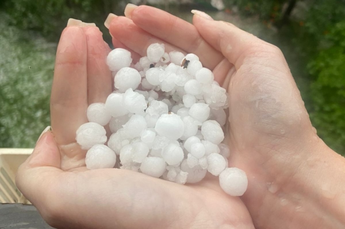    Синоптики назвали причину сильного града в Новосибирске