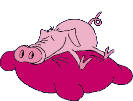 Розовая слюна. Анимированная свинья. Свинья мультяшная. Свинья гиф. Поросенок мультяшный.