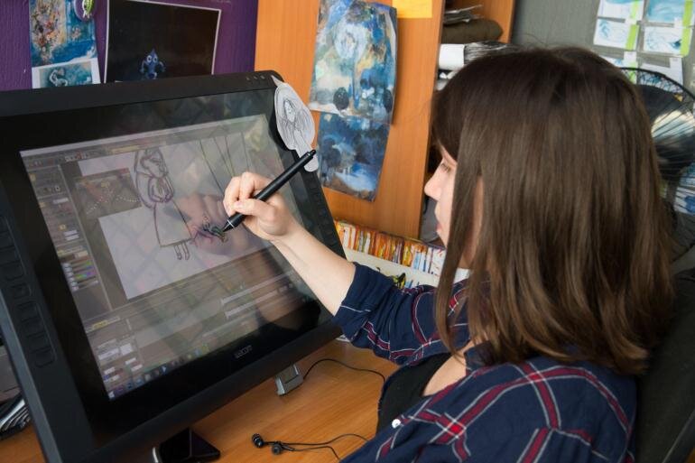 Мультипликатор за работой