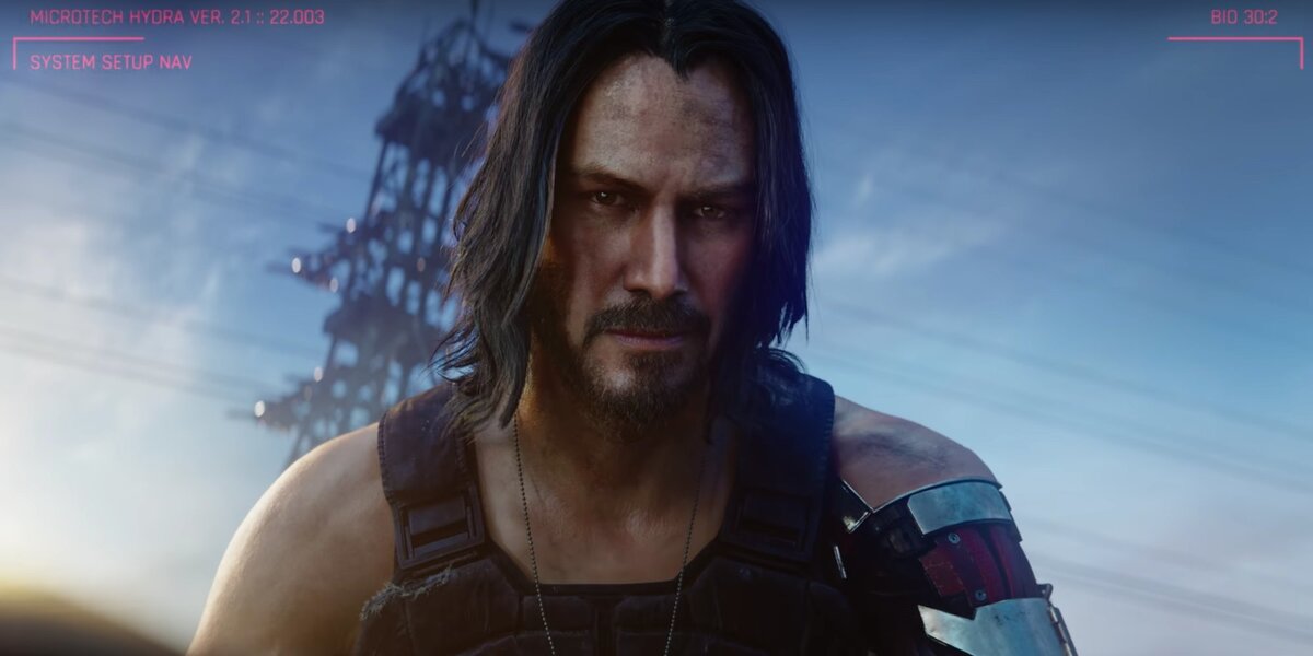 Киану Ривз, в новой игре Cyberpunk 2077