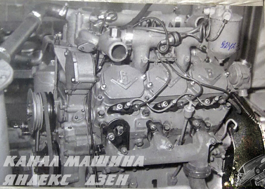 Дизель НАМИ-4-118 для грузовика ГАЗ-53А: V6; 4,95 л; 105 л.с. при 3500 об/мин 