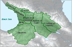 Карта Мегрельсого княжества