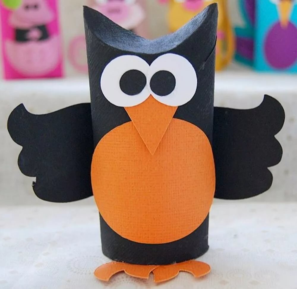 Сова (или ворона?) от Ольги Яушевой.