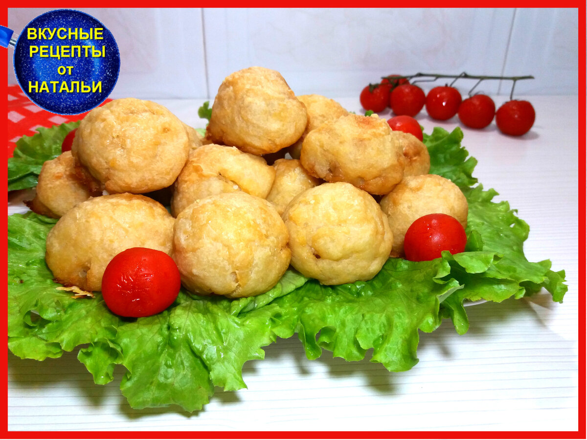 Картофельные шарики с мясом на Новый 2020 Год