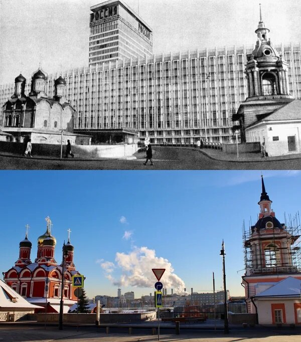 Москва в ссср и сейчас