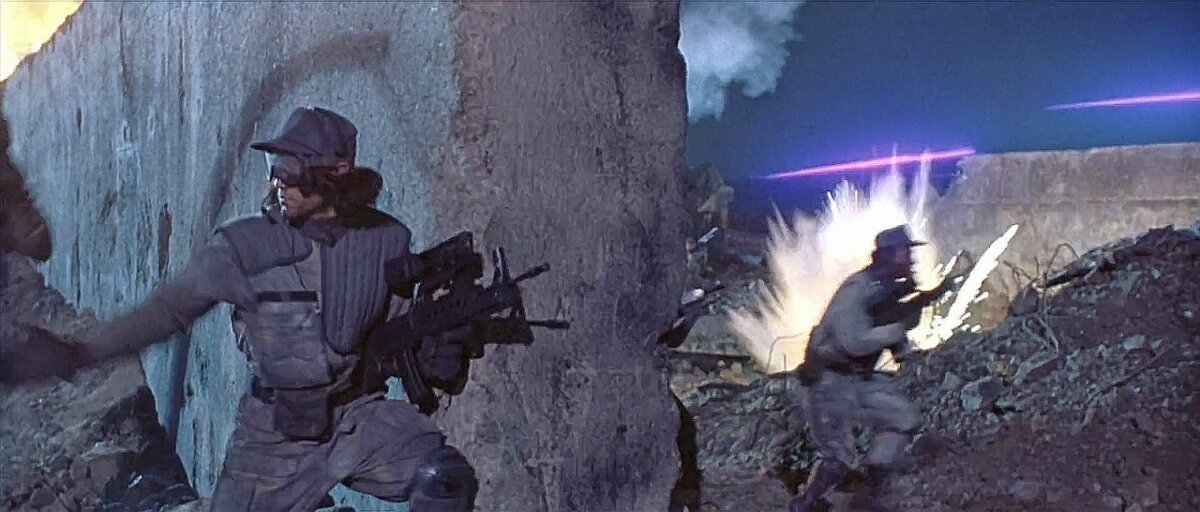 Бой с Терминаторами T-600. Первая cхватка с T-1000