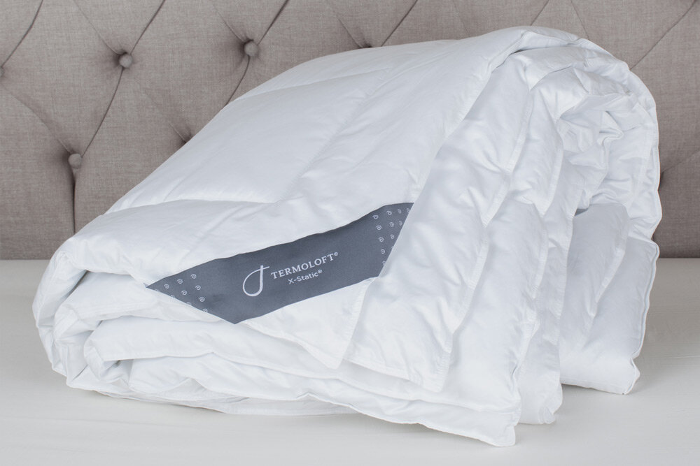 Одеяла Termoloft X-Static с волокнами серебра. Источник фото-контента: Posteleon.ru