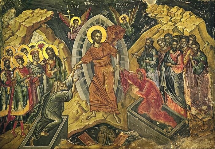 Икона "Сошествие Христа во ад"