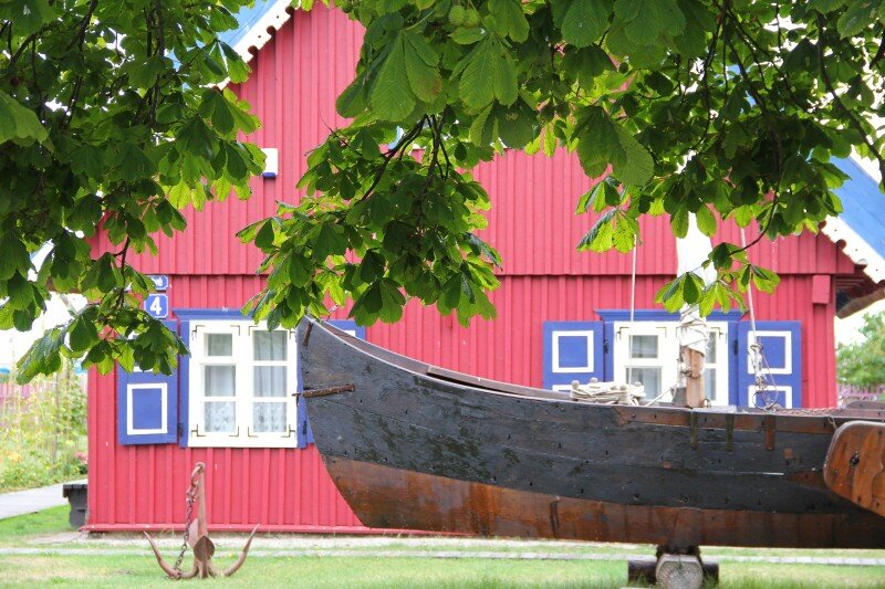 Вид на этнографическую усадьбу рыбака в Ниде (ул. Нагляй, 4). Фото Александры Макаревич от сентября 2019 года.