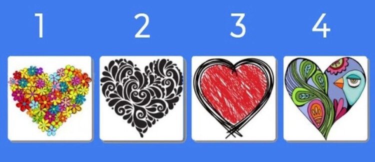 Выберите одно сердечко