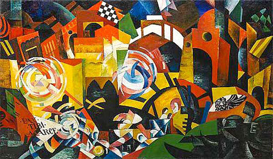 Александра Экстер. «Венеция», 1925 (фрагмент)