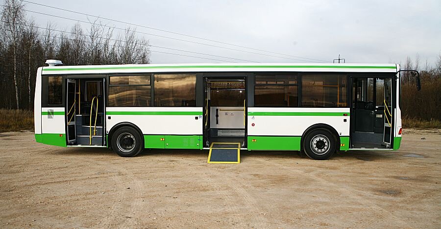 ЛиАЗ 5293, вид сбоку. (Фото из открытых источников)