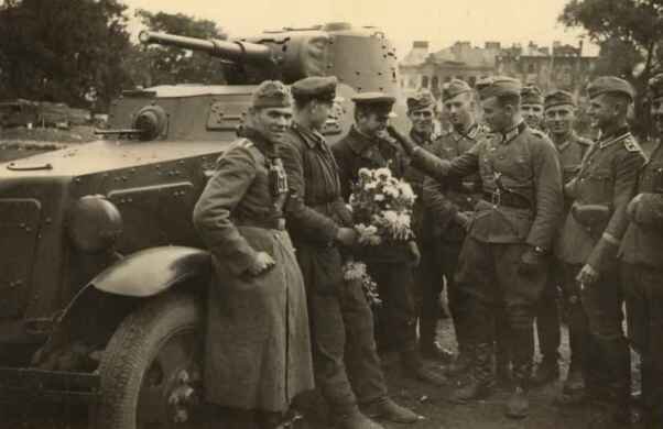 Военный парад РККА и Вермахта в Бресте 22 сентября 1939 г.