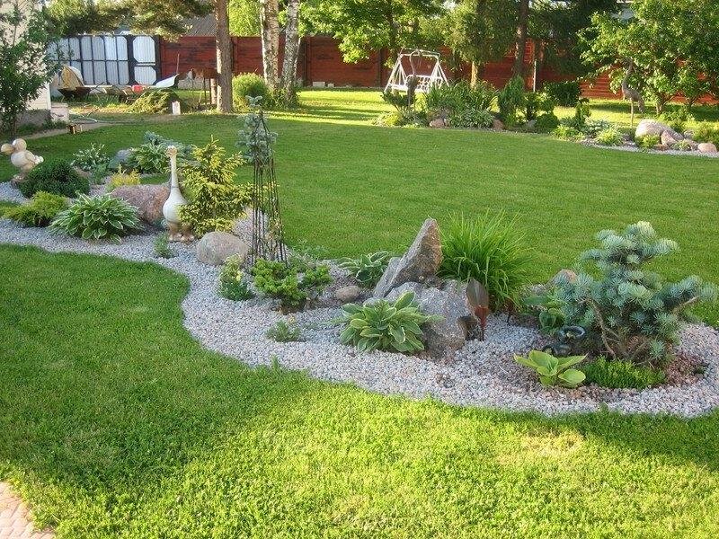 Оформление дачного участка