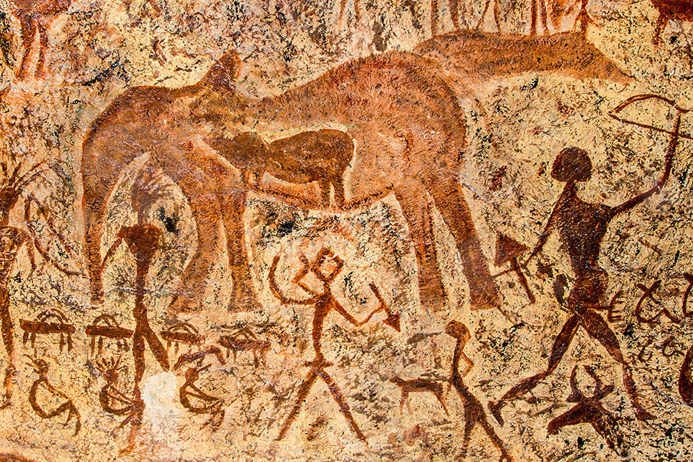 Тассилин-Адджер - крупнейший памятник наскального искусства