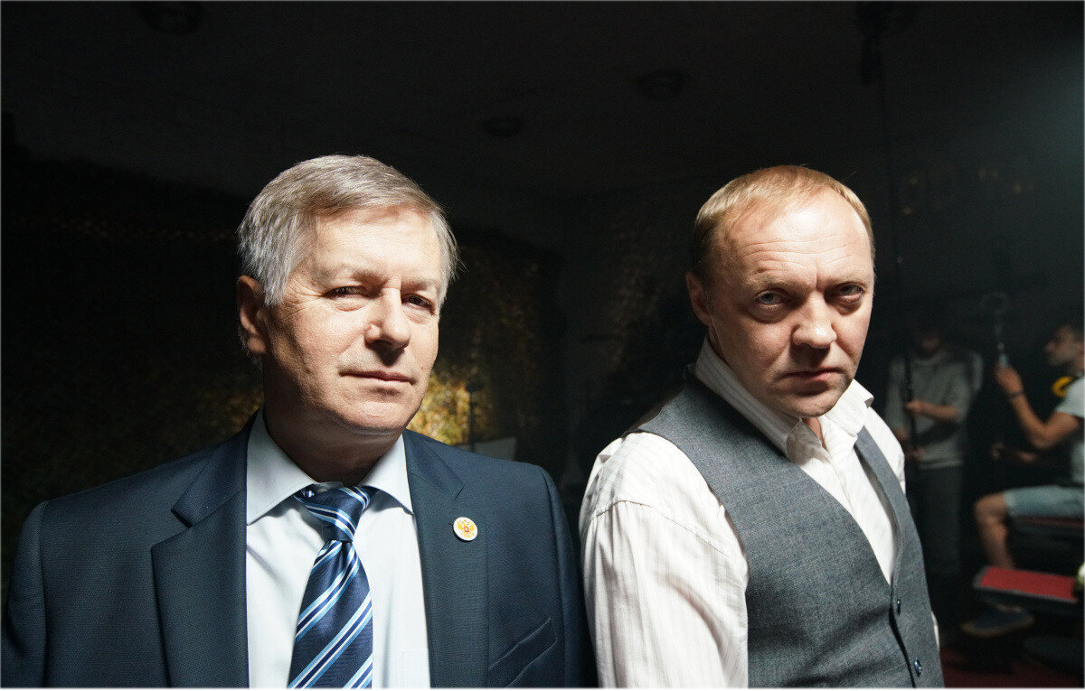 Главные противники в исполнении Игоря Ливанова и Виталия Кищенко. Фото из открытых источников.