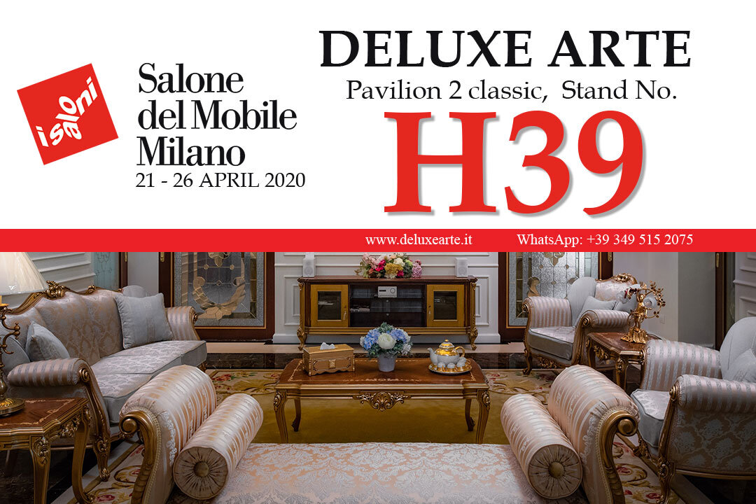 We will be honored to welcome you in our stand at Salone Del Mobile Milano 2020. Visit us in this great furniture show to see our newest designs and collections. 
Salone Del mobile Milano 2020
Pavilion 2 classic, Stand No.: H39
21 - 26 April 2020

#salonedelmobilemilano #furnitureshow #exhibition #milan #italy 