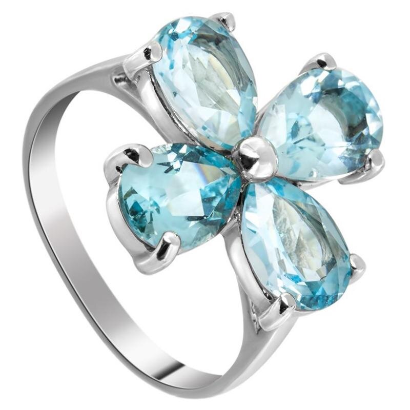 Серебряное кольцо с топазом (интернет-магазин lazurit-online.com)