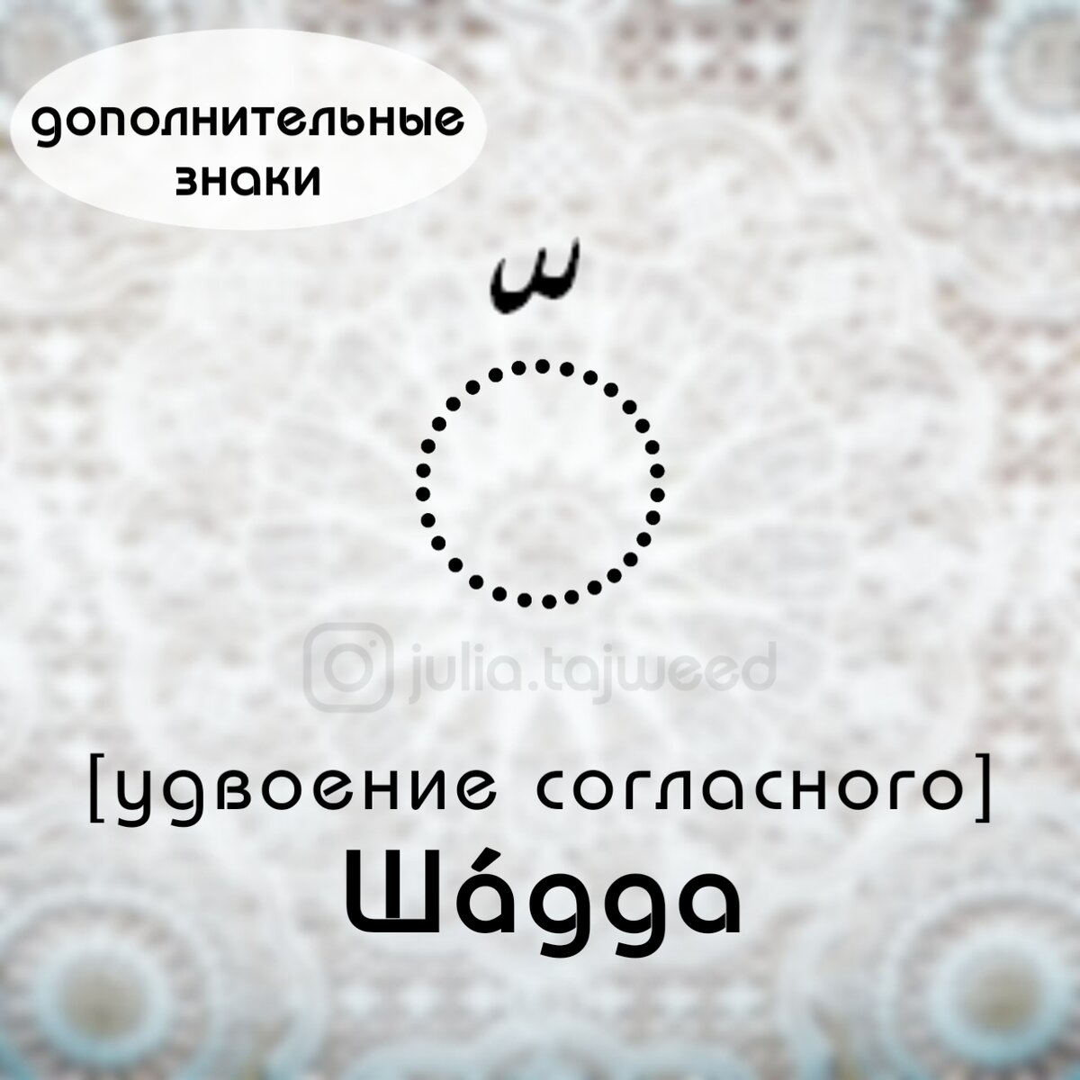 Дополнительные знаки в Коране - ШАДДА | ОНЛАЙН УРОКИ ТАДЖВИДА | Дзен