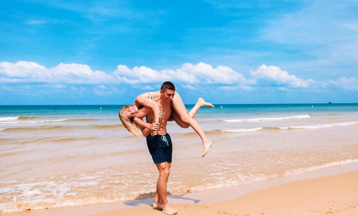 Карим Халили с Екатериной Бех (фото: инстаграм спортсмена)