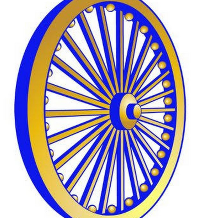 Колесо - символ випассаны. 