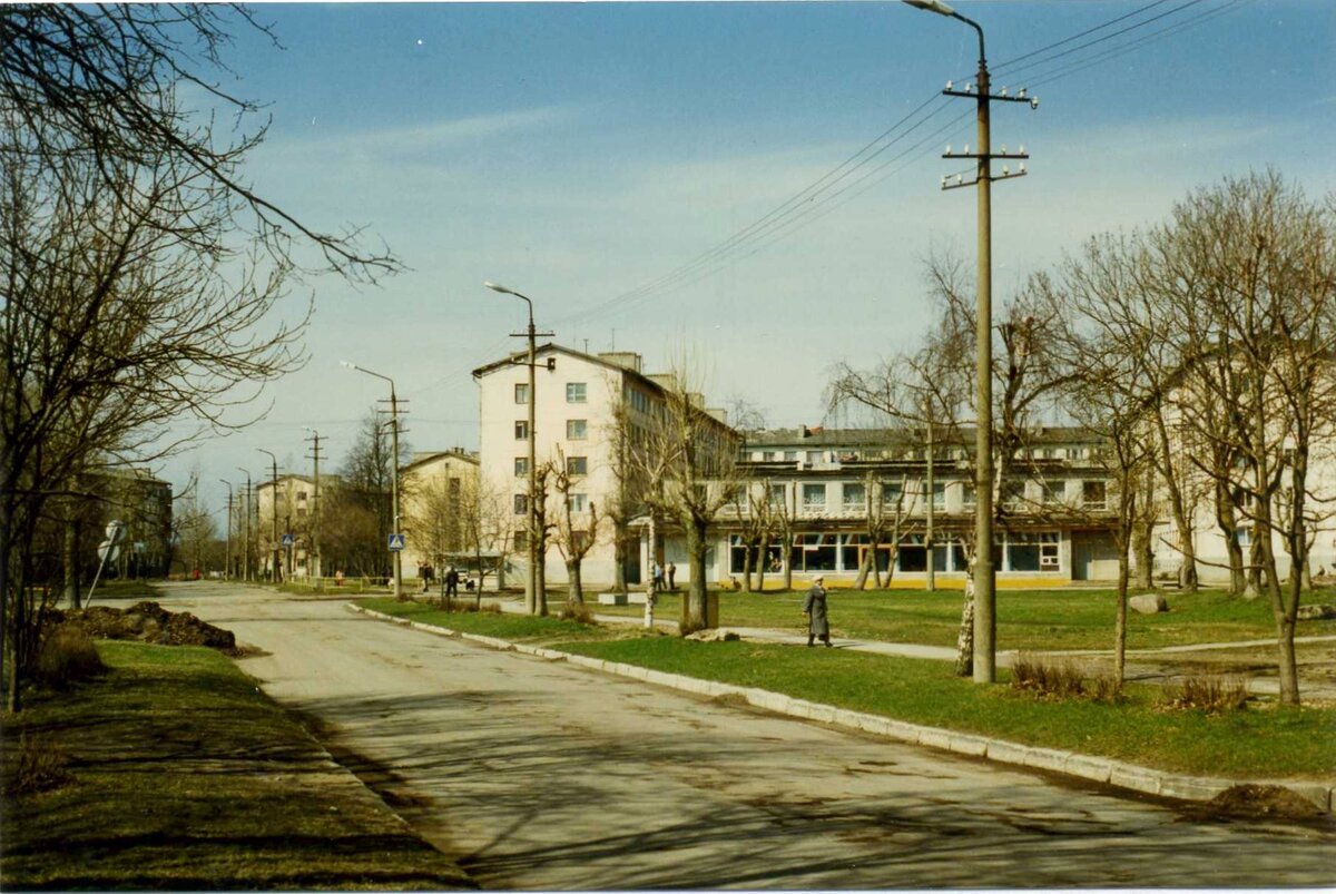 Спальный район второго по величине города Тарту в 1989 году