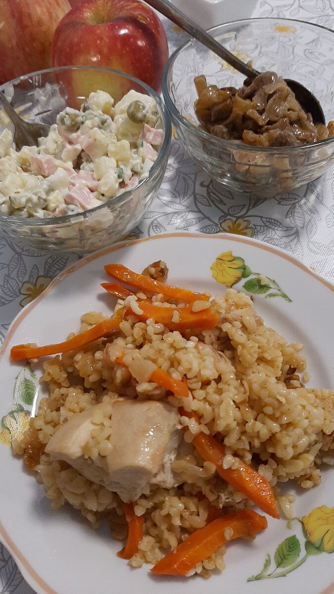 Просто обед для одного человека