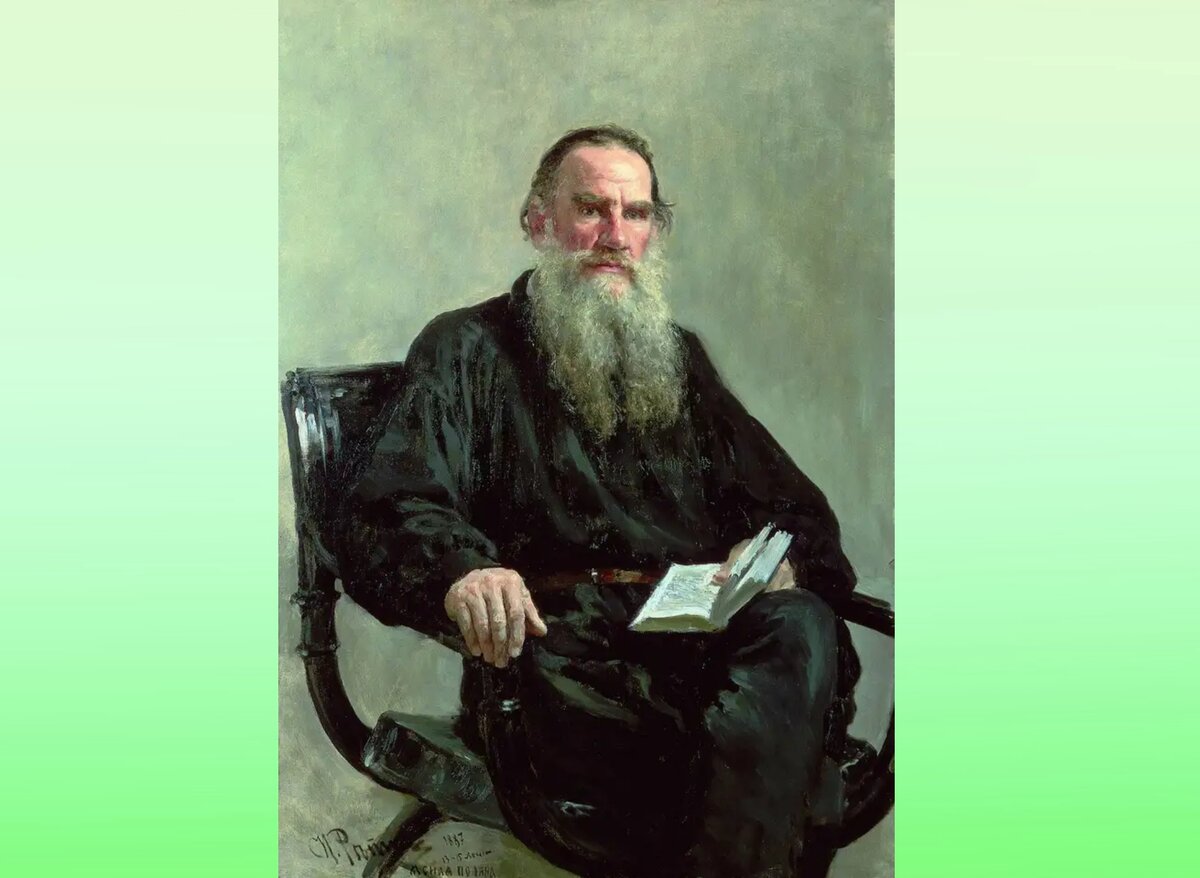 Репин портрет Толстого