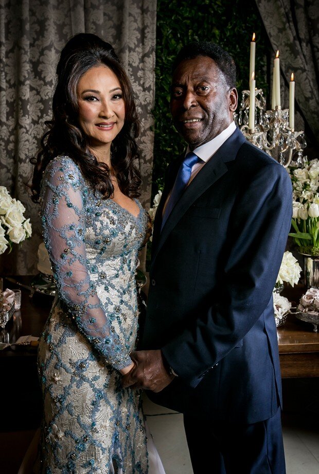 Пеле с женой Масией в день свадьбы, фото www.revistaquem.globo.com