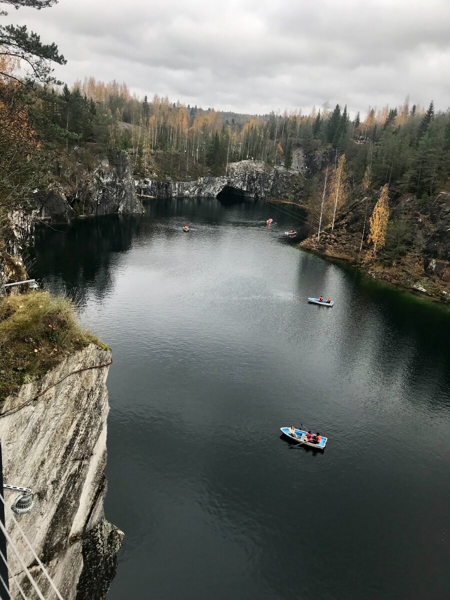 Карьер в Карелии Рускеала