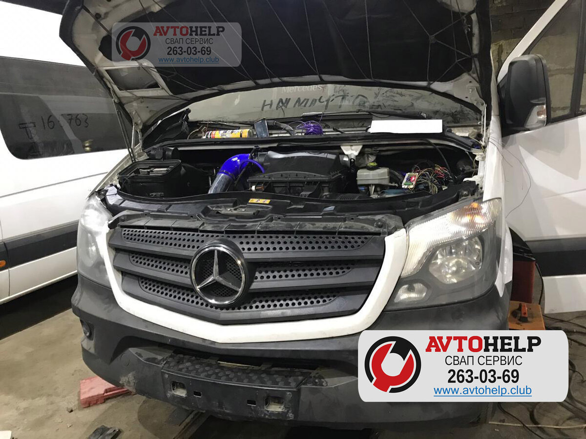 Почти готова работа по переоборудованию Mercedes Sprinter