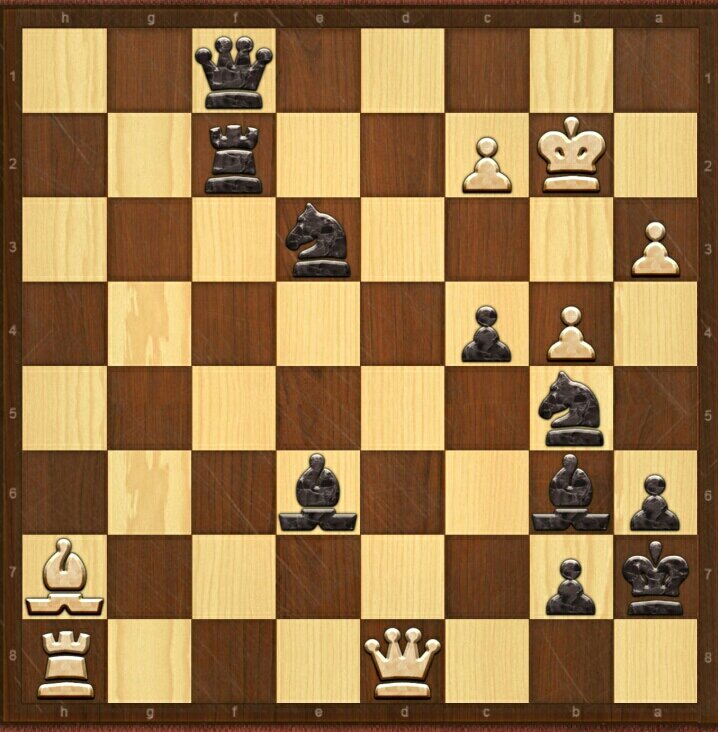 мат в 1 ход, ход черных