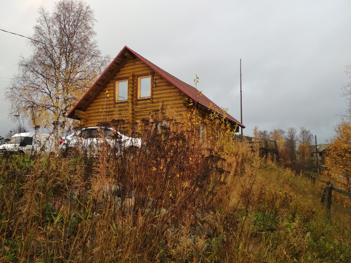 Домик нашей ночёвки в Чупе на обратном пути домой