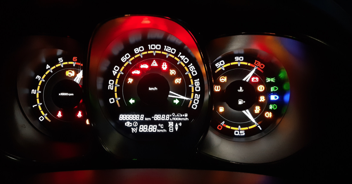 Приборная панель Lada Vesta, в том числе индикатор ABS