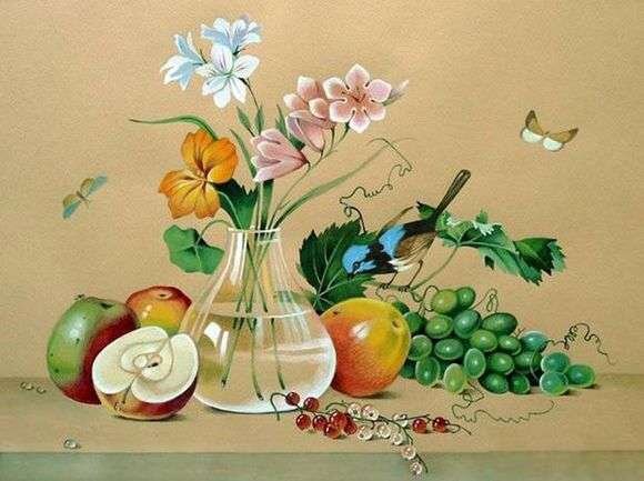 Сочинение по картине «Цветы, фрукты, птица» (Ф.П. Толстой) | Школьные  сочинения | Дзен