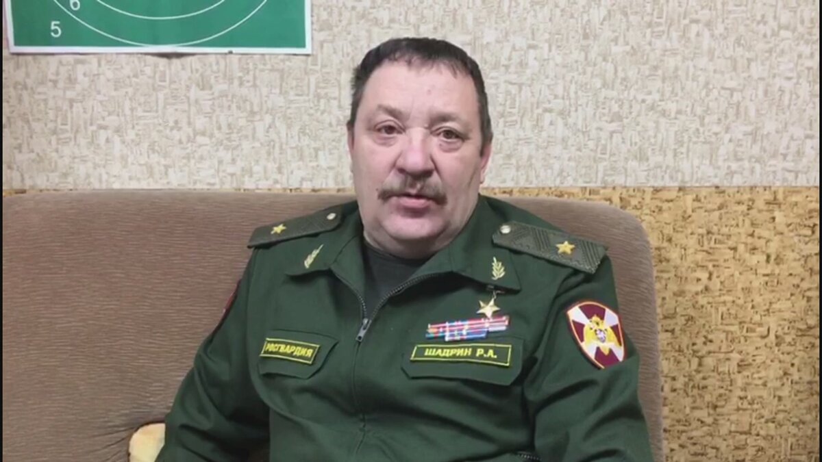 Генерал майор Шадрин герой России